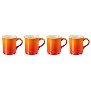 Le Creuset Volcanic Stoneware Set of 4 400ml Seattle Mugs Le Creuset Volcanic Stoneware Set of 4 400ml Seattle Mugs