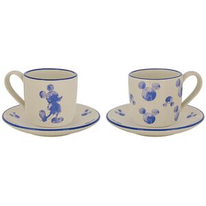 Disney Mono Espresso Cup and Saucer Set of 2 Disney Mono Espresso Cup and Saucer Set of 2