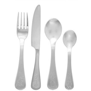 Beatrix Potter Peter Rabbit Stainless Steel Cutlery Set Of 4 Beatrix Potter Peter Rabbit Stainless Steel Cutlery Set Of 4
