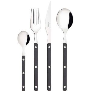 Bugatti Allegra Black 24 Piece Cutlery Set in Gallery Box Bugatti Allegra Black 24 Piece Cutlery Set in Gallery Box