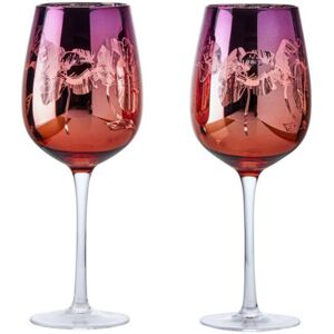 Artland Set of 2 Bloom Wine Glasses Artland Set of 2 Bloom Wine Glasses