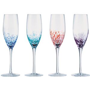 Anton Studios Anton Studio Designs Speckle Set Of 4 Champagne Flutes Anton Studios Anton Studio Designs Speckle Set Of 4 Champagne Flutes