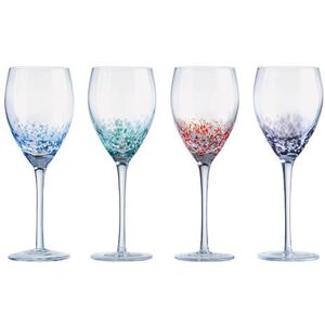 Anton Studios Anton Studio Designs Set Of 4 Speckle Wine Glasses - Wine Glasses Anton Studios Anton Studio Designs Set Of 4 Speckle Wine Glasses - Wine Glasses