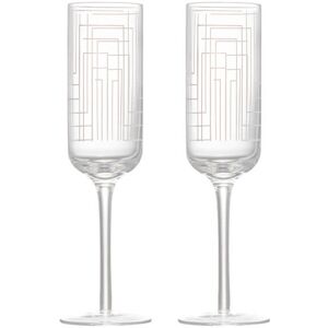 Anton Studios Anton Studio Designs Maze Set Of 2 Champagne Flutes Anton Studios Anton Studio Designs Maze Set Of 2 Champagne Flutes