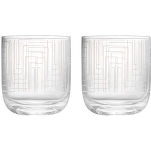 Anton Studios Anton Studio Designs Maze Set of 2 DOF Tumblers Anton Studios Anton Studio Designs Maze Set of 2 DOF Tumblers