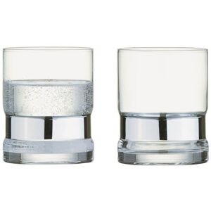 Anton Studios Anton Studio Designs Set of 2 SoHo DOF Tumblers Silver Anton Studios Anton Studio Designs Set of 2 SoHo DOF Tumblers Silver