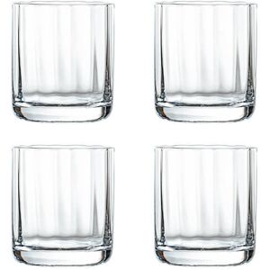 Artisan Street Ripple Set of 4 Short Tumbler Glasses Artisan Street Ripple Set of 4 Short Tumbler Glasses