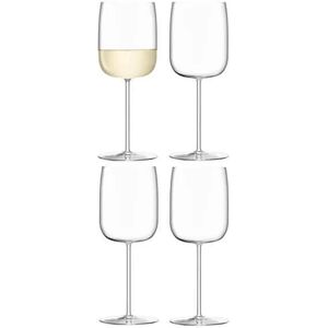 LSA Borough Set of 4 380ml Wine Glasses LSA Borough Set of 4 380ml Wine Glasses