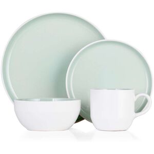 Barbary & Oak Oslo 16 Piece Dinnerware Set Green Barbary & Oak Oslo 16 Piece Dinnerware Set Green