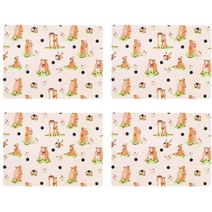 Cath Kidston Meerkats Set of 4 Cork Backed Placemats Cath Kidston Meerkats Set of 4 Cork Backed Placemats