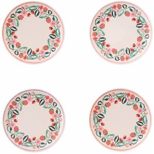 Cath Kidston Raspberry Set of 4 Melamine Dinner Plates Cath Kidston Raspberry Set of 4 Melamine Dinner Plates