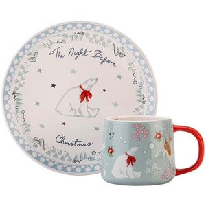 Cath Kidston Christmas Eve Mini Billie Mug & Plate Set Cath Kidston Christmas Eve Mini Billie Mug & Plate Set