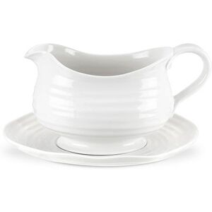Sophie Conran for Portmeirion White Gravy Boat & Stand - Gravy Boat & Stand Sophie Conran for Portmeirion White Gravy Boat & Stand - Gravy Boat & Stand
