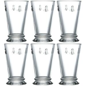 La Rochere Bee Long Drink Glass 310ml Set of 6 La Rochere Bee Long Drink Glass 310ml Set of 6