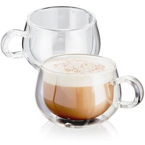 Judge Double Walled Glassware 2 Piece Cappuccino Glass Set 225Ml Judge Double Walled Glassware 2 Piece Cappuccino Glass Set 225Ml