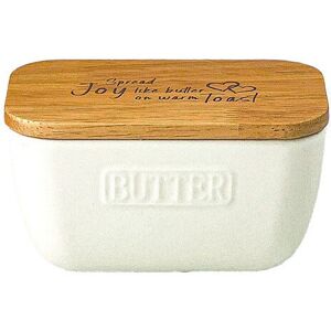 Selbrae House Just Slate Company Spread Joy White Butter Dish Selbrae House Just Slate Company Spread Joy White Butter Dish