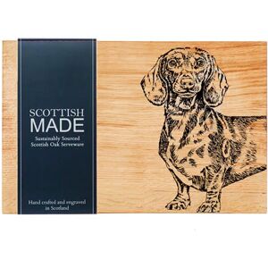 The Just Slate Company Dachshund 30cm Oak Serving Board The Just Slate Company Dachshund 30cm Oak Serving Board