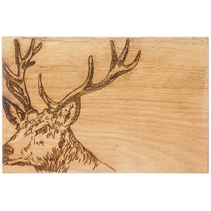 Selbrae House Just Slate Company Stag 30cm Oak Serving Board Selbrae House Just Slate Company Stag 30cm Oak Serving Board