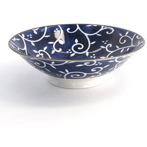 Tokyo Design Studio Tokyo Blue Karakusa 25.4 x 7.8cm Mixed Ramen Bowl Tokyo Design Studio Tokyo Blue Karakusa 25.4 x 7.8cm Mixed Ramen Bowl