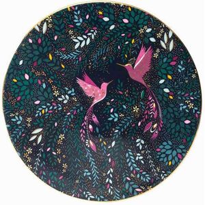 Sara Miller London Sara Miller India Collection Serving Plate Hummingbird Paradise Midnight Blue Sara Miller London Sara Miller India Collection Serving Plate Hummingbird Paradise Midnight Blue