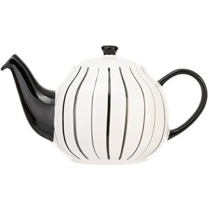 Siip Vertical Stripe Grey 6 Cup Teapot Siip Vertical Stripe Grey 6 Cup Teapot