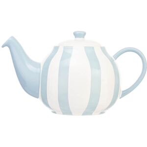 Siip Wide Vertical Stripe Blue 6 Cup Teapot Siip Wide Vertical Stripe Blue 6 Cup Teapot
