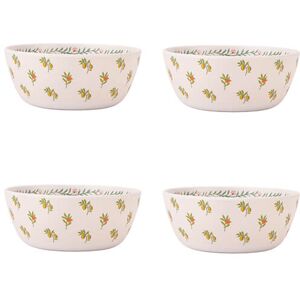 William Morris At Home Fruit Set of 4 Melamine Cereal Bowls William Morris At Home Fruit Set of 4 Melamine Cereal Bowls