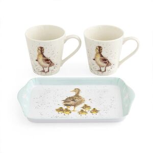 Wrendale Designs 'Lovely Mum' Duck Mug & Tray Set Wrendale Designs 'Lovely Mum' Duck Mug & Tray Set