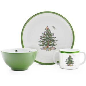 Spode Christmas Tree Children's 3 Piece Melamine Set Spode Christmas Tree Children's 3 Piece Melamine Set