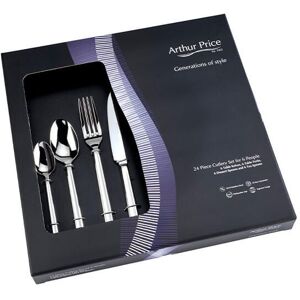 Arthur Price Horizon Stainless Steel Cutlery Set - 6 Person - Silver Arthur Price Horizon Stainless Steel Cutlery Set - 6 Person - Silver