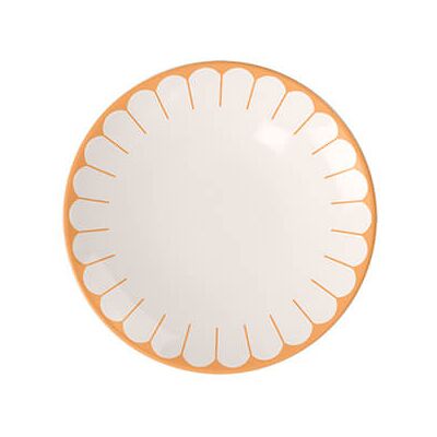 Villeroy & Boch Fleur Dessert Plate Set - 21cm, Yellow & White Villeroy & Boch Fleur Dessert Plate Set - 21cm, Yellow & White