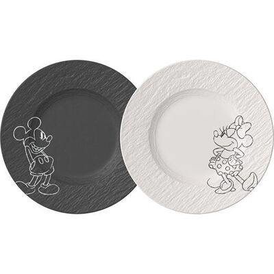 Villeroy & Boch Manufacture Rock Mickey Mouse Breakfast Plates Villeroy & Boch Manufacture Rock Mickey Mouse Breakfast Plates
