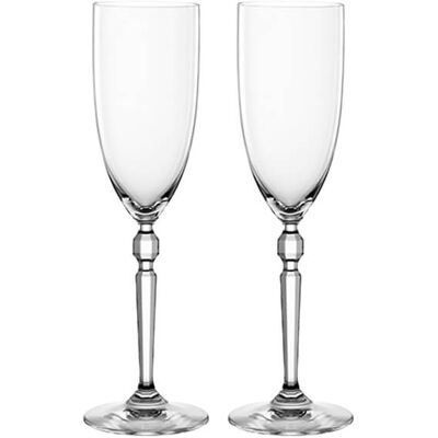 Nachtmann Heritage Set of 2 Champagne Glasses Nachtmann Heritage Set of 2 Champagne Glasses