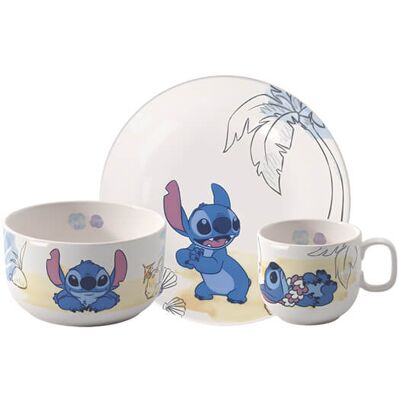 Villeroy & Boch Disney Stitch 3 Piece Childs Crockery Set Villeroy & Boch Disney Stitch 3 Piece Childs Crockery Set