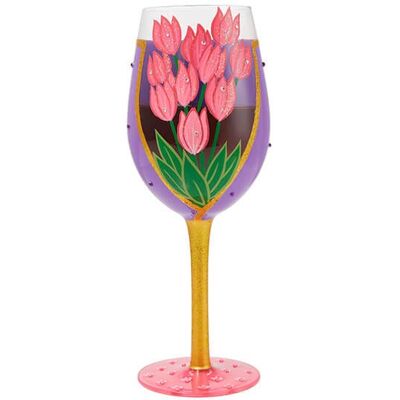 Lolita Mother's Day Wrapped Up Wine Glass Lolita Mother's Day Wrapped Up Wine Glass