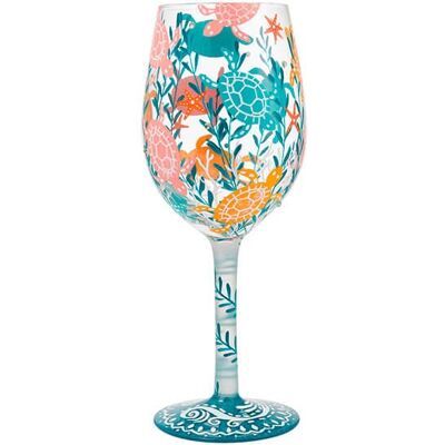 Lolita Sea Turtle Delight Wine Glass Lolita Sea Turtle Delight Wine Glass
