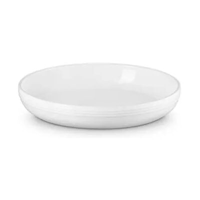 Le Creuset White Stoneware Coupe Collection 22cm Pasta Bowl Le Creuset White Stoneware Coupe Collection 22cm Pasta Bowl