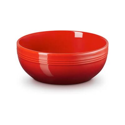 Le Creuset Cerise Stoneware Coupe Collection 16cm Cereal Bowl - Oven Safe Le Creuset Cerise Stoneware Coupe Collection 16cm Cereal Bowl - Oven Safe