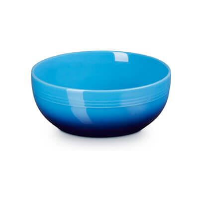 Le Creuset Azure Stoneware Coupe Collection 16cm Cereal Bowl Le Creuset Azure Stoneware Coupe Collection 16cm Cereal Bowl