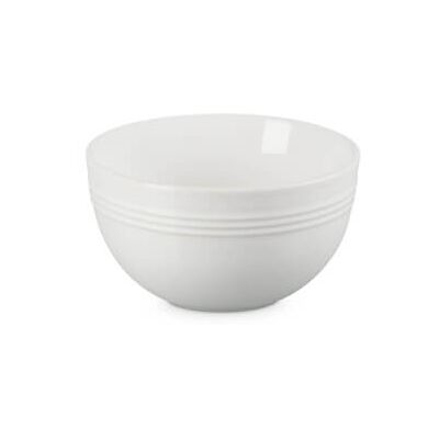 Le Creuset White Stoneware Coupe 12cm Snack Bowl - Snack Bowl Le Creuset White Stoneware Coupe 12cm Snack Bowl - Snack Bowl
