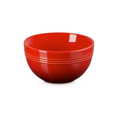 Le Creuset Cerise Stoneware Coupe Collection 12cm Snack Bowl Le Creuset Cerise Stoneware Coupe Collection 12cm Snack Bowl