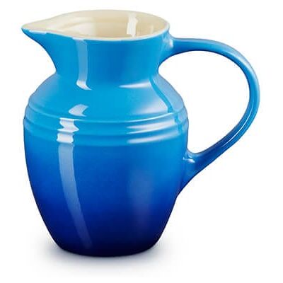 Le Creuset Azure Stoneware Breakfast Jug - Thermal Resistant Durable Enamel Dishwasher Safe Le Creuset Azure Stoneware Breakfast Jug - Thermal Resistant Durable Enamel Dishwasher Safe