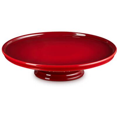 Le Creuset Cerise Stoneware Cake Stand Le Creuset Cerise Stoneware Cake Stand