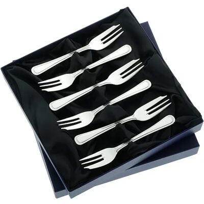 Arthur Price of England Bead Sovereign Silver Plate Set of 6 Pastry Forks Arthur Price of England Bead Sovereign Silver Plate Set of 6 Pastry Forks