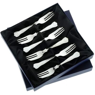 Arthur Price of England Kings Sovereign Silver Plate Set of 6 Pastry Forks Arthur Price of England Kings Sovereign Silver Plate Set of 6 Pastry Forks