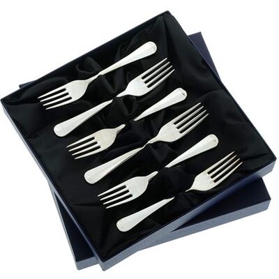Arthur Price of England Rattail Sovereign Silver Plate Set of 6 Fruit Forks Arthur Price of England Rattail Sovereign Silver Plate Set of 6 Fruit Forks