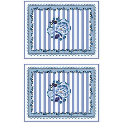 Cath Kidston Strawberry Garden Blue Set of 2 Placemats Cath Kidston Strawberry Garden Blue Set of 2 Placemats