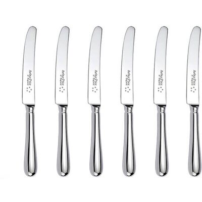 Arthur Price of England Early English Sovereign Silver Plate Set Of 6 Tea Knives Arthur Price of England Early English Sovereign Silver Plate Set Of 6 Tea Knives