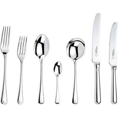 Arthur Price of England Early English Sovereign Stainless Steel 46 Piece/6 Person Canteen Arthur Price of England Early English Sovereign Stainless Steel 46 Piece/6 Person Canteen