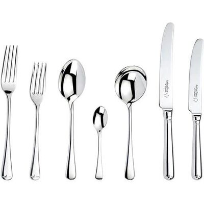 Arthur Price of England Early English Sovereign Stainless Steel 100 Piece/12 Person Canteen Arthur Price of England Early English Sovereign Stainless Steel 100 Piece/12 Person Canteen